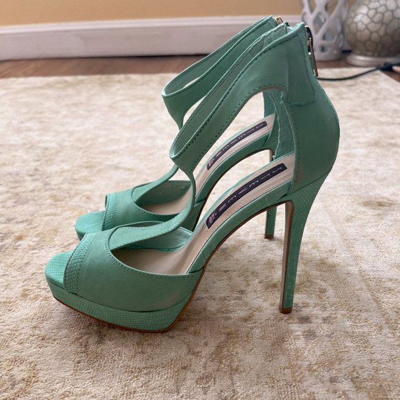 Steve Madden, 7.5, Mint Green Sandals - Picture 2 of 3